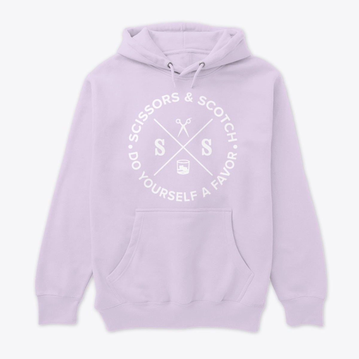 Circle Emblem Hoodie in Lilac — Spring reference